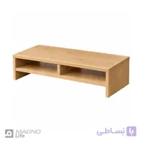استند مانیتور و لپ تاپ چوبی قفسه‌دار دکورین مدل DEC-0013
