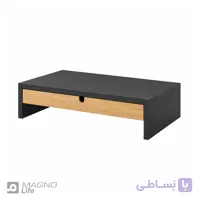 زیرمانیتوری کشودار چوبی دکورین مدل DEC-0007 مشکی