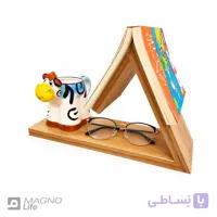 استند نگهدارنده کتاب رومیزی چوبی دکورین مدل DEC-0005