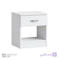 میز کنار تخت، پاتختی کشودار چوبی دکورین مدل DEC-0028