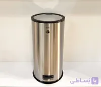 سطل زباله 20لیتر آکا مدل پدالی درب آیینه ای