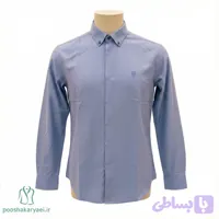 پیراهن نخی کورینا یقه دست دوز برند COTTON