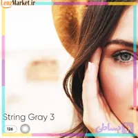 لنز رنگی زیروسون string gray126