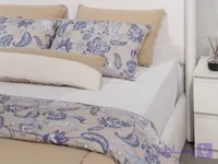 ست کاور‌دار ملحفه دونفره مدل رخسار برند آکو ۱۶۰ × ۲۰۰