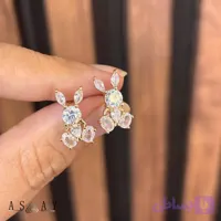 گوشواره جواهری ژوپینگ طرح خرگوش