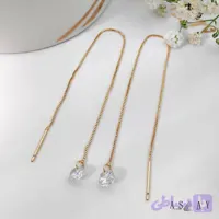 گوشواره بخیه ای جواهری ژوپینگ