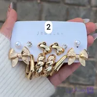 پک گوشواره طلایی-کد2