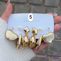 پک گوشواره طلایی-کد5