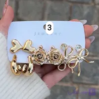 پک گوشواره طلایی-کد3