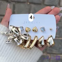 پک گوشواره طلایی-کد4