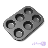 قالب تفلون شش خانه
