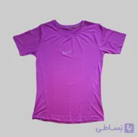 تیشرت ساده برش دار، یقه گرد، آستین کوتاه اسلیم افکت وارداتی