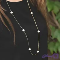 گردنبند رومانتویی بلند مروارید پرورشی اصل