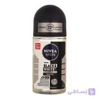 رول ضد تعریق مردانه نیوآ مدل Black & White حجم 50 میلی لیتر