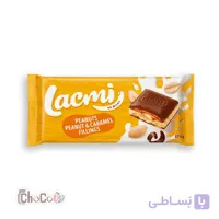 شکلات تخته ای روشن بادام زمینی و کارامل 87گرم | Roshen