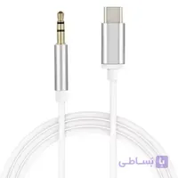 کابل تبدیل USB-C به AUX مدل JH-030 طول 1 متر