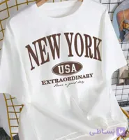 استیکر پارچه و لباس (متن انگلیسی نیویورک) NYC