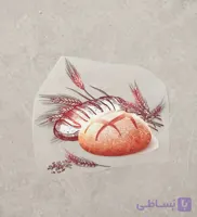 استیکر پارچه و لباس ( طرح نان و گندم)