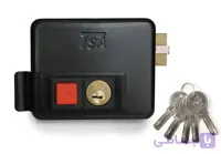 قفل برقی حیاطی تکسا TSA مدل 7072 داخل بازشو کلید دو پله ( دو شیار )