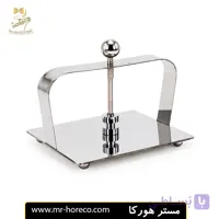 جا دستمال کاغذی تمام استیل مربع مهر دار کد 30191 | مستر هورکا