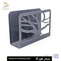 جا دستمال کاغذی فلزی طرح مستطیل طرح طبیعت کد 27046 | مستر هورکا