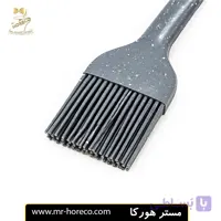 فرچه تمام سیلیکونی طوسی برفکی 21 سانت kachar کد 26229 | مستر هورکا
