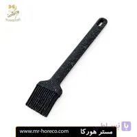 فرچه تمام سیلیکونی مشکی برفکی قطر بزرگ مدل 4056 کد 28295 | مستر هورکا