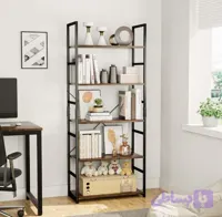 قفسه وکتابخانه ۵طبقه مدل ایستاده