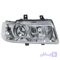 چراغ جلو گروه پژوهش صنعت مدرن مناسب برای سمند LX سمت راست - بدویدکی - فروشگاه اینترنتی لوازم یدکی