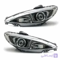 چراغ جلو گروه پژوهش صنعت مدرن مناسب پژو ۲۰۷ دو طرف - بدویدکی - فروشگاه اینترنتی لوازم یدکی