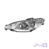 چراغ جلو خودرو گروه پژوهش صنعت مدرن مناسب پژو 206 سمت چپ - بدویدکی - فروشگاه اینترنتی لوازم یدکی