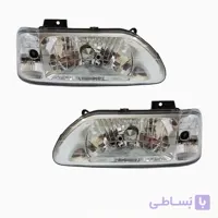 چراغ جلو گروه پژوهش صنعت مدرن مناسب برای پراید سایپا 131 و 141 و 151 دو طرف - بدویدکی - فروشگاه اینترنتی لوازم یدکی