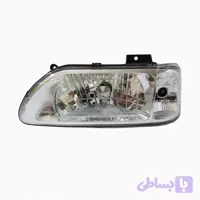 چراغ جلو گروه پژوهش صنعت مدرن مناسب برای پراید سایپا 131 و 141 و 151 سمت چپ - بدویدکی - فروشگاه اینترنتی لوازم یدکی