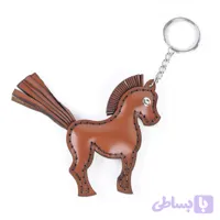 جاکلیدی چرم دستدوز طرح اسب