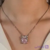 گردنبند پاپیون نگین بغل 106