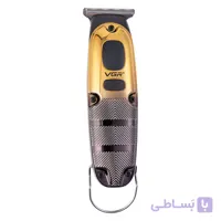 ماشین اصلاح موی صورت وی جی ار مدل V-981 با تیغه استیل ضد زنگ، عملکرد توربو، طراحی ارگونومیک، شارژ سریع 90 دقیقه و استفاده 150 دقیقه، دارای نمایشگر LED و 3 شانه اصلاح 1، 2 و 3 میلیمتری