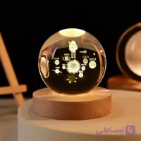 گوی چراغ‌دار مدل فضانورد و منظومه شمسی