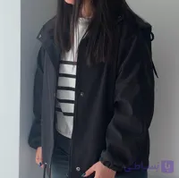بامبر جکت زنانه مشکی مدل یاسمن