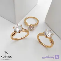 انگشتر تک‌نگین ژوپینگ طرح سولیتر کلاسیک