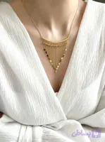 گردنبند آویز لوزی