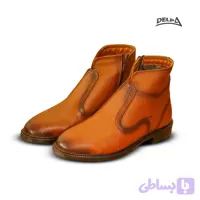 کفش پوتین چرم مجلسی زیپ‌دار مدل ۲۱9