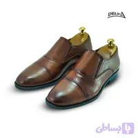 کفش چرم مجلسی مردانه بی بند