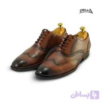 کفش چرم مجلسی مردانه مدل 110