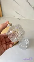 قندان نقلی برند دلی گلس درب دار
