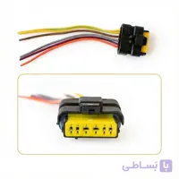 سوکت انژکتور گاز شهاب نیسان (سوکت ۶ فیش دسته سیم) – کیفیت شرکتی
