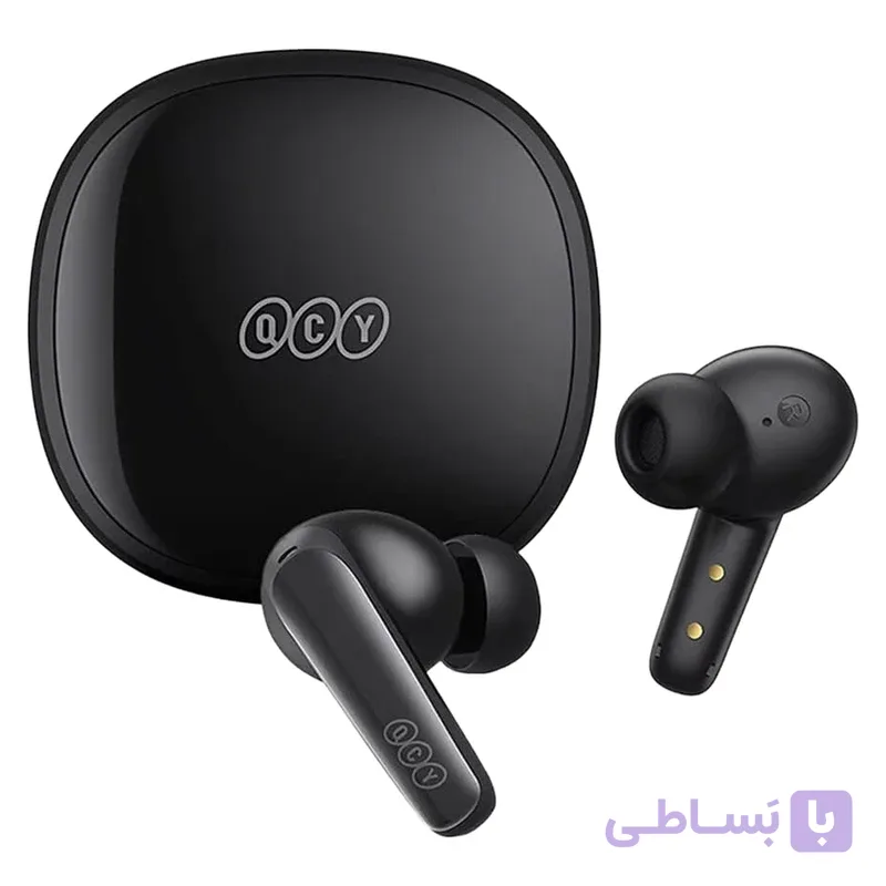 هدفون بلوتوثی کیو سی وای مدل T13X با نویز کنسلینگ میکروفون (ENC)، درگاه شارژ USB Type-C، دارای میکروفون چهارگانه، امکان حذف صدای مزاحم محیط، مقاوم در برابر رطوبت و عرق