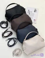 کیف چرم وارداتی ساده و شیک با تنوع رنگبندی ( مشکی،کرم،سرمه ای،قهوه ای)
