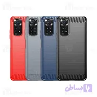 قاب فیبر کربنی شیائومی Xiaomi Redmi Note 11 Pro Plus 5G india / 11E Pro Rugged Armor Fiber Carbon