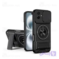 قاب ضد ضربه مگنتی Samsung Galaxy A07 4G Magnetic Multifunctional Case دارای محافظ دوربین