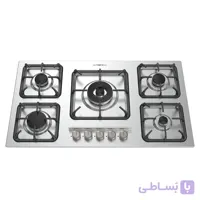 اجاق گاز 5شعله استیل کد RS-508 برند رابیتس
